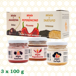 Cofanetto mieli regalo (300 grammi)